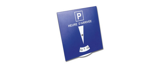 Disque de stationnement – Obligatoire en zone bleue depuis le 1er janvier 2012 !