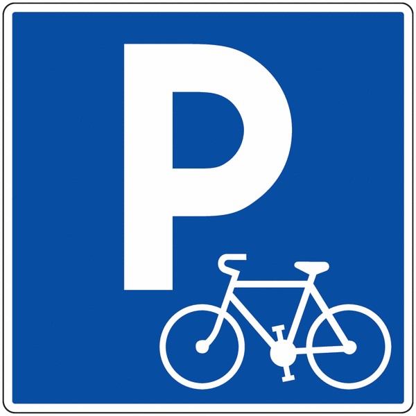 Panneau parking vélo