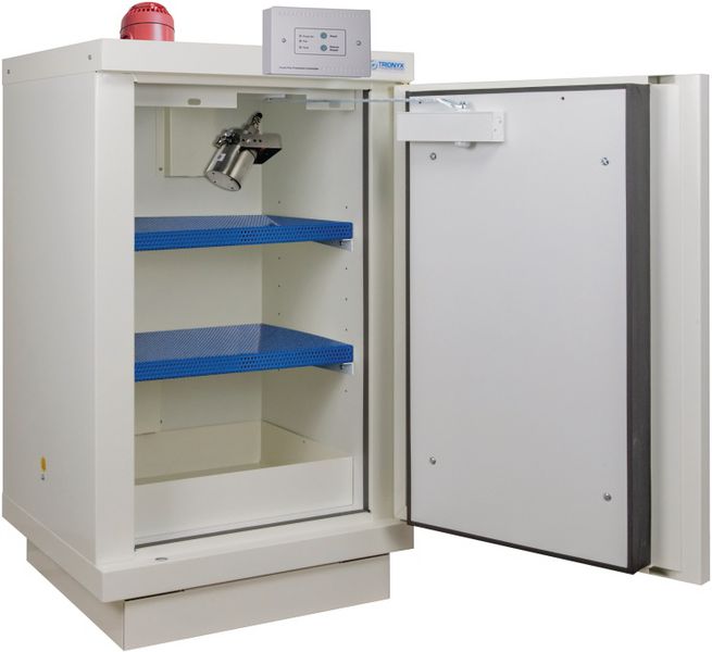 Armoire de sécurité pour batteries lithium-ion