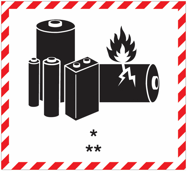 Vinyle adhésif Piles au lithium