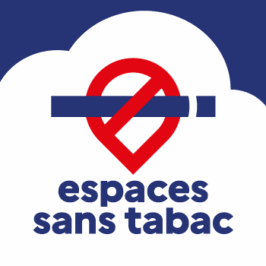 Signalétique avec pictogramme "Espaces sans tabac"