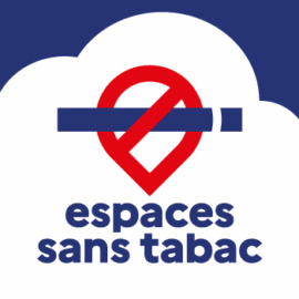 Signalétique avec pictogramme "Espaces sans tabac"