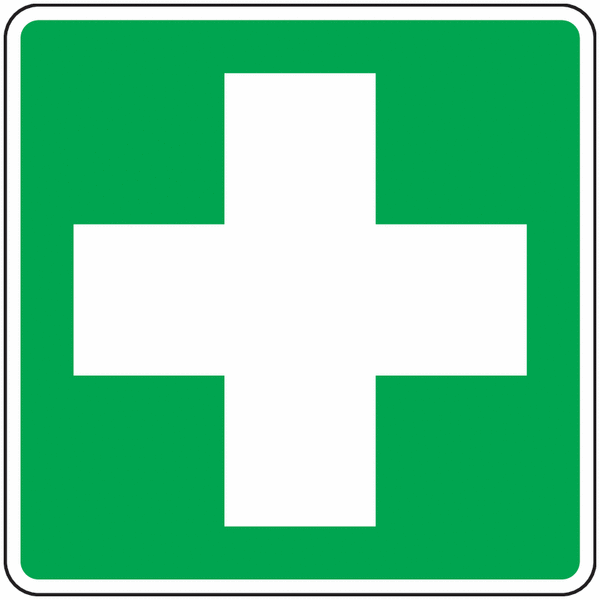 Plaque premiers secours